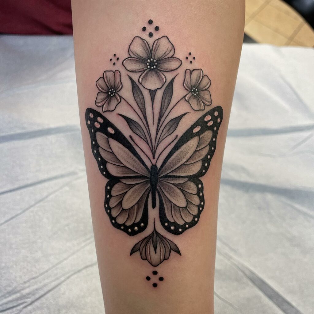 13+ Butterfly Tattoo Arm Ideas To Inspire You! 16 Flower And Butterfly Tattoo