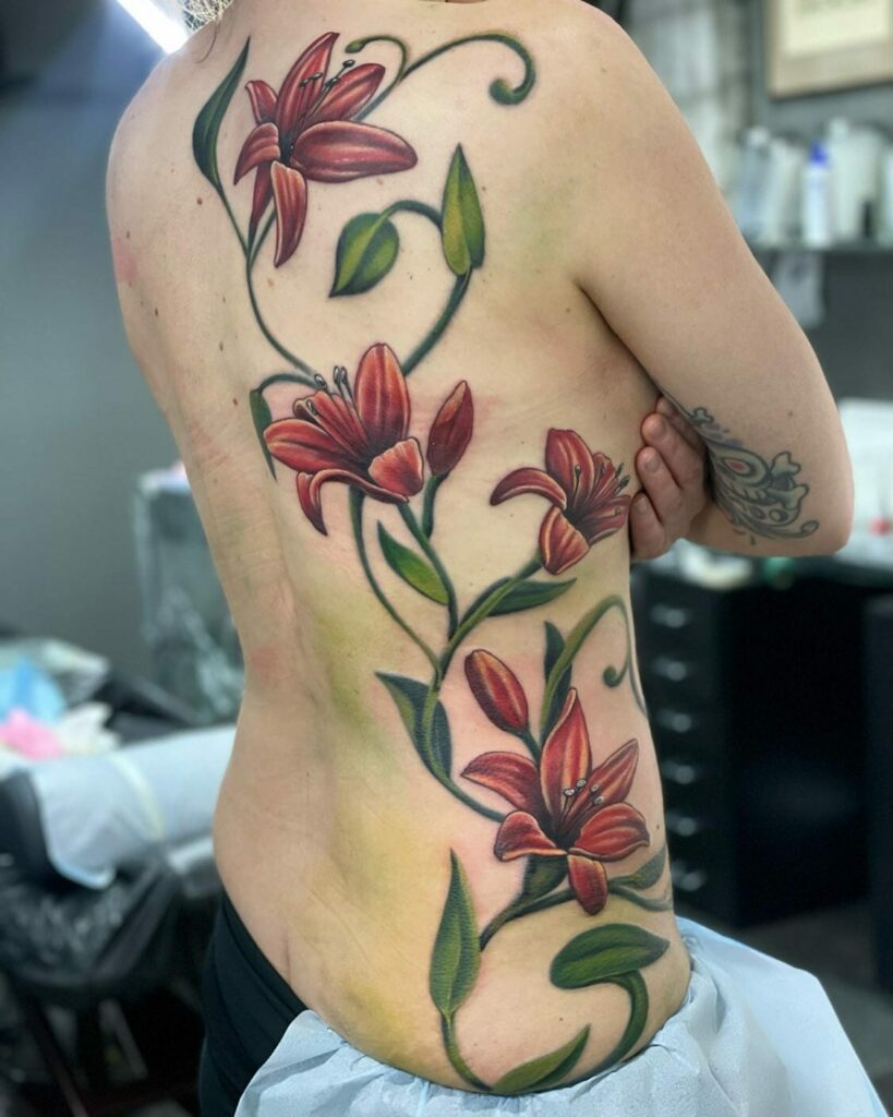 11+ Best Back Flower Tattoo Ideas That Will Blow Your Mind! 16 Flower Tattoo Across The Back