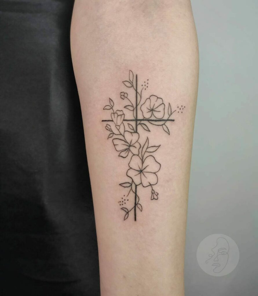 11+ Outline Tattoo Drawings Ideas That Will Blow Your Mind! 17 Flowers Outline Tattoo Inspiration