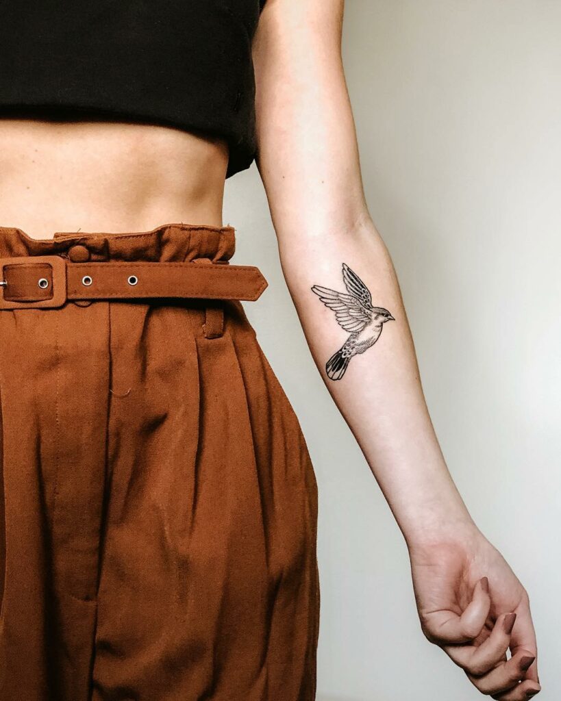 11+ Tattoo Flash Art Ideas That Will Blow Your Mind! 11 Flying Bird Flash Tattoo