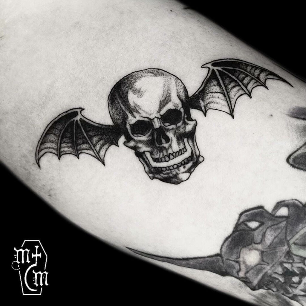11+ Macabre Tattoo Ideas that Will Blow Your Mind! 16 Flying Skull Tattoo