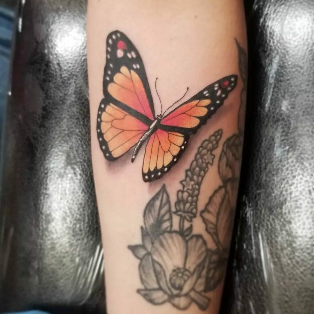 12+ Butterfly Tattoo On Hand For Girl That Will Blow Your Mind! 12 Forearm Butterfly Tattoo For Girls ideas