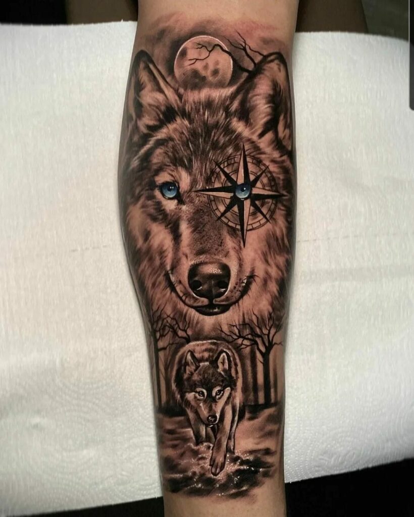 11+ Wolf Half Sleeve Tattoo Ideas That Will Blow Your Mind! 13 Forearm Wolf Tattoo