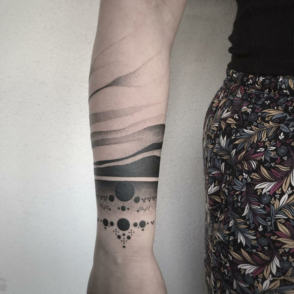 12+ Flow Tattoo Ideas To Inspire You! 14 Freehand Dot tattoo