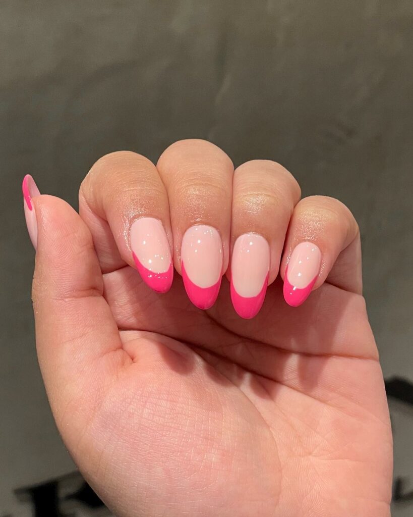 37 Latest Red And Pink Nail Design Ideas To Try In 2024! 13 French Manicure