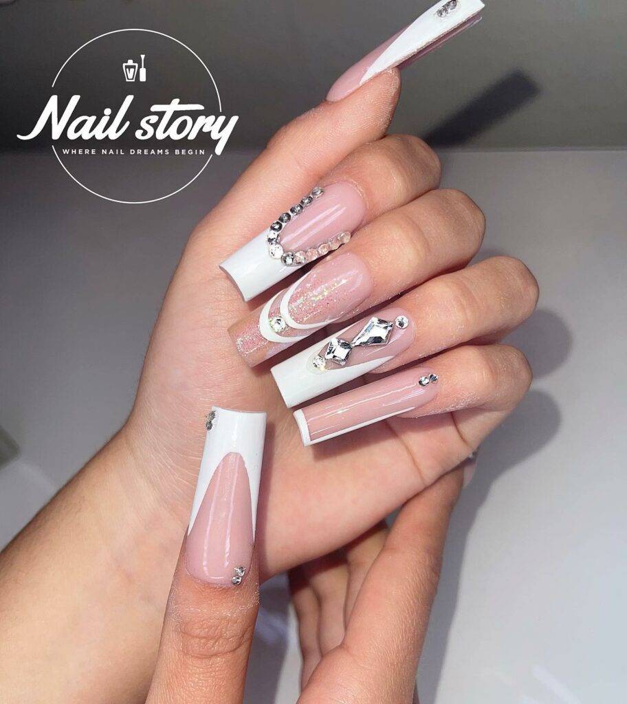 40 Latest Nude Pink Nail Ideas To Try In 2024! 51 French Nude Pink Acrylic Nails