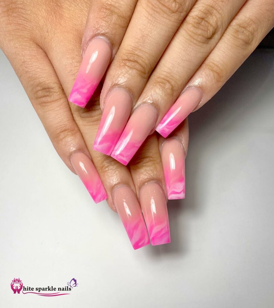 Chic Ombré French Nail Designs to Try in 2024 🇫🇷 24 French Ombré With Bling