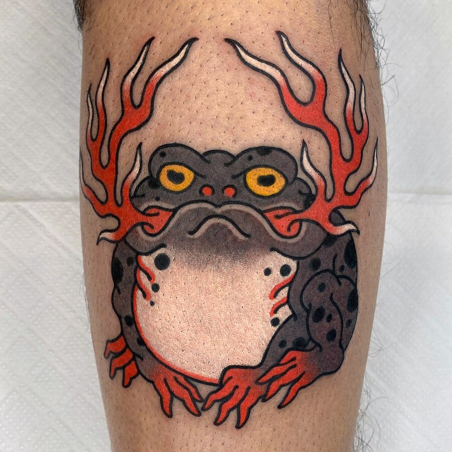 12+ Tiny Frog Tattoo Ideas To Inspire You 11 Frog Tattoo Designs With Vibrant Colors