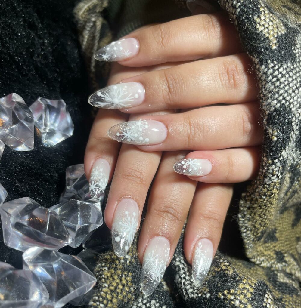 44 Latest Snowflake Nail Ideas To Try In 2024! 24 Frosty Snowflake Nails