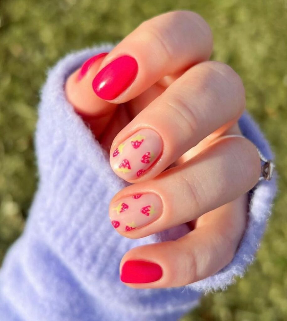2024's Latest Cute Summer Nails Designs: 30+ Designs to Inspire You 18 Fruity