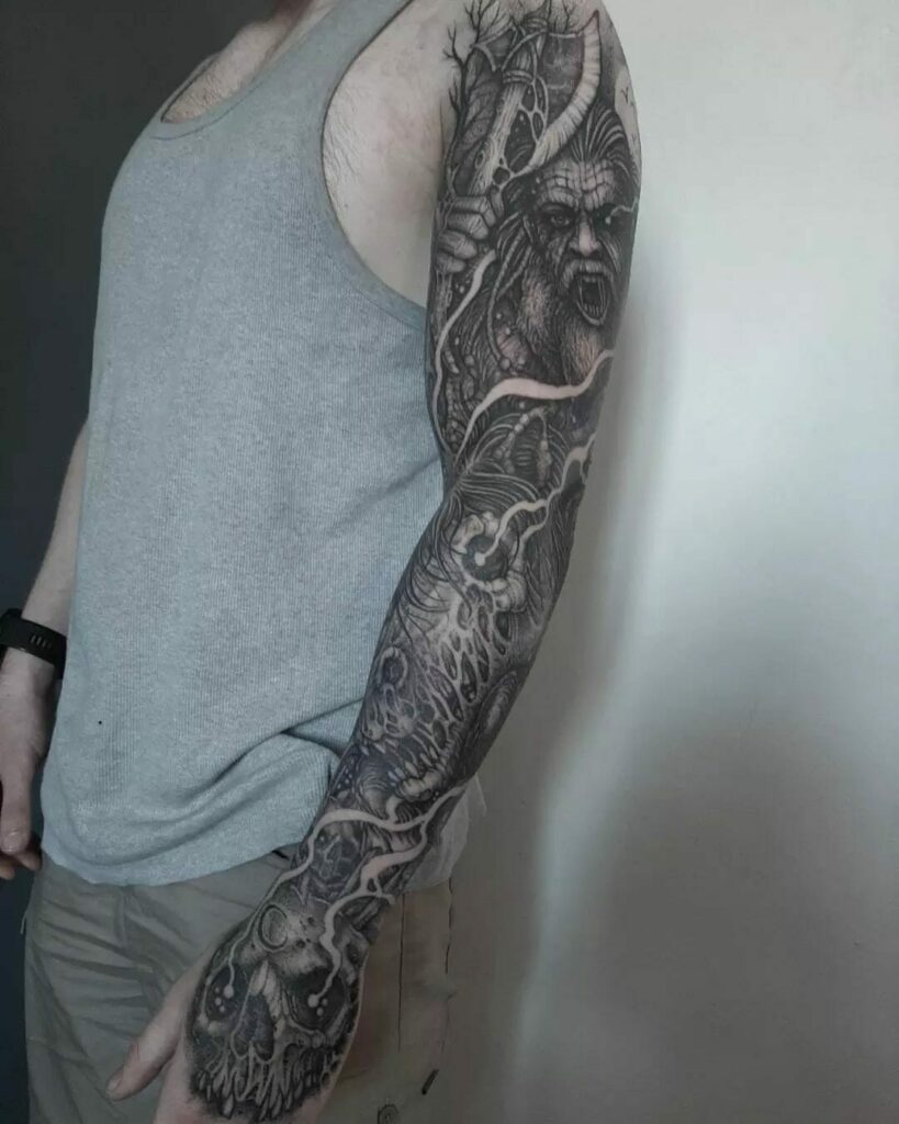 11+ Blackout Tattoo Cover-Ups That Will Blow Your Mind! 11 Full Arm Blackout Tattoo