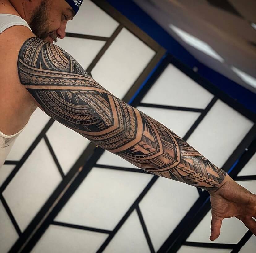 11 Latest Arm Sleeve Tattoos To Inspire You In 2024! 12 Full Arm Sleeve Tattoo Ideas For Men And Women Who Want A Full Tribal Sleeve Tattoo