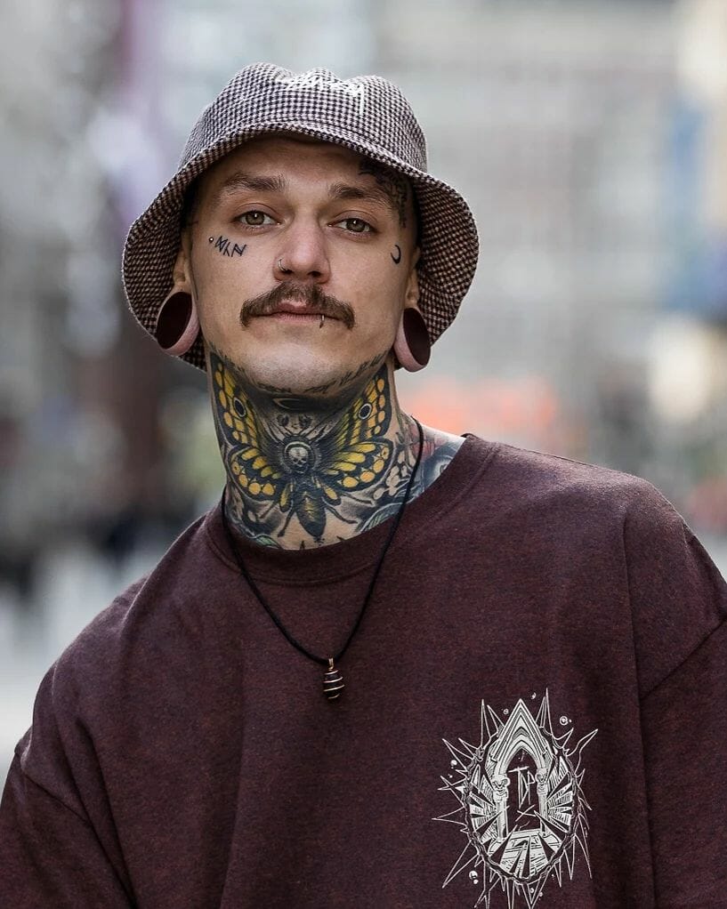 11+ Male Throat Tattoo Ideas That Will Blow Your Mind! 11 Full Neck Tattoos For Men