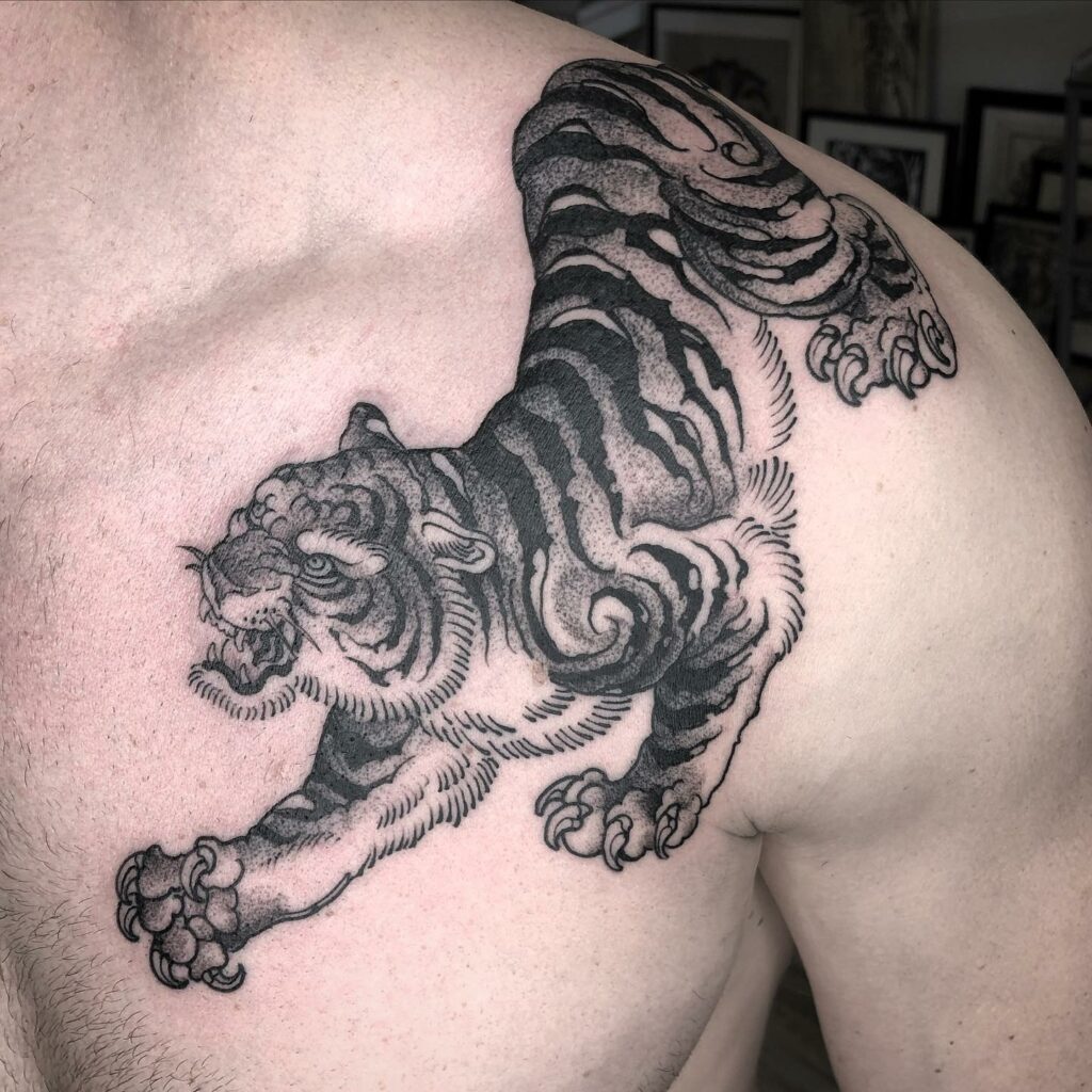 16+ Tattoos Cover Ups Ideas To Inspire You! 17 Full Tiger Tattoo