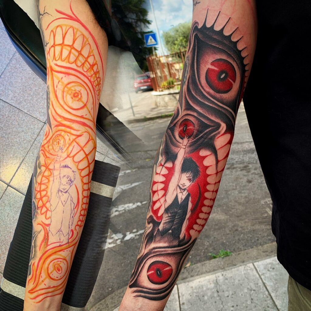 10+ Full Metal Alchemist Tattoo Ideas That Will Blow Your Mind! 20 Fullmetal Alchemist Pride Sleeve Tattoo