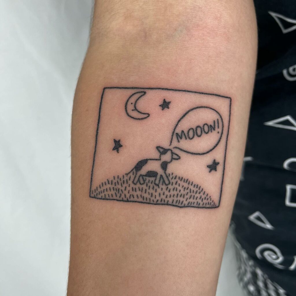 11+ Meaningful Moon And Stars Tattoo Ideas That Will Blow Your Mind! 19 Funny Crescent Moon Tattoo Ideas