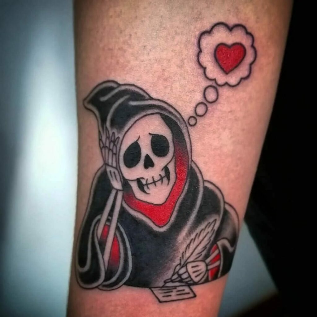 10+ Grim Reaper Tattoo Drawing Ideas That Will Blow Your Mind! 16 Funny Grim Reaper Tattoo