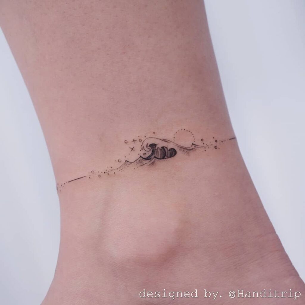 13+ Anklet Tattoo Ideas To Inspire You! 11 Fuss free tattoo