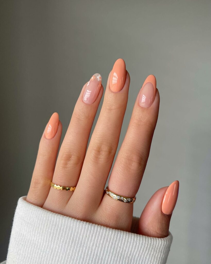 40 Latest Orange Nail Designs to Try in 2024 29 Fuzzy Peach Velvet