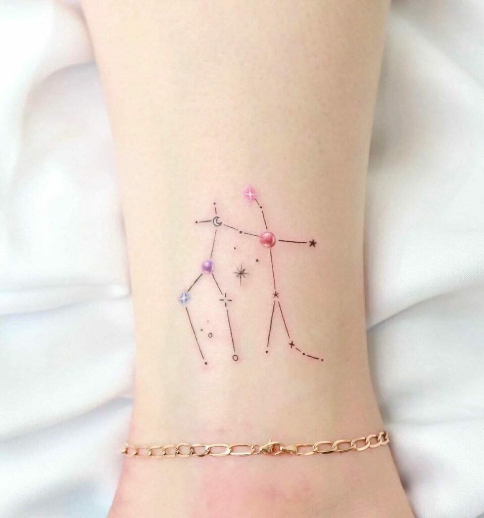 11+ Gemini Constellation Tattoo Ideas You Have to See to Believe! 10 Gemini Constellation Tattoo