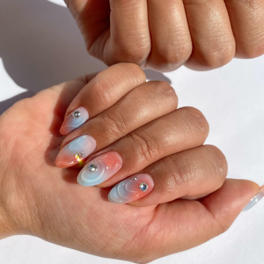 17 Latest Mermaid Nail Designs You Need To Try In 2024! 18 Gemstone-Encrusted Seashell Nails