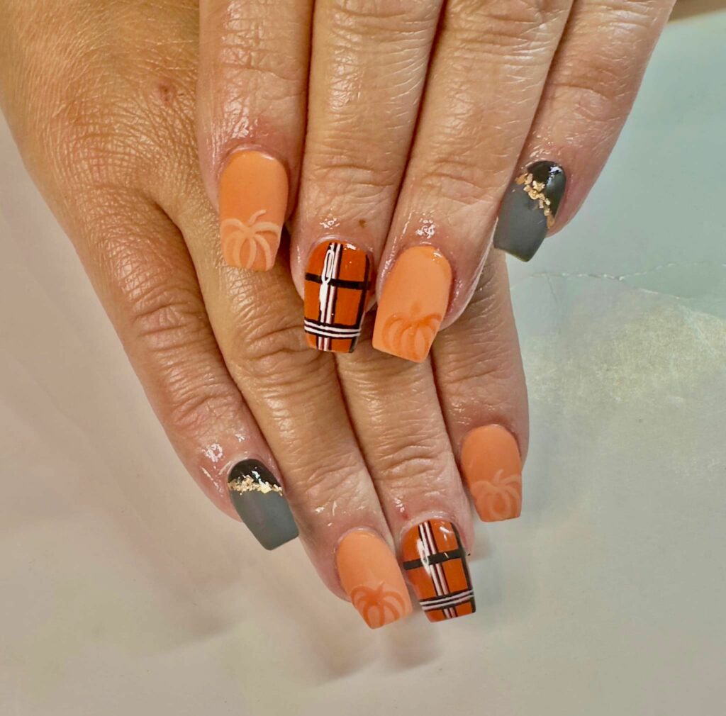 Try Out 40 Simple and Elegant Nail Designs for 2024 35 Geometric Bliss nails