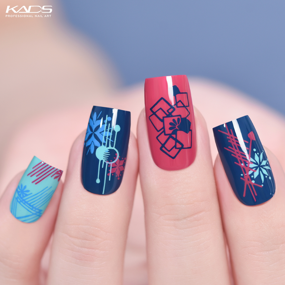 49 Latest Thanksgiving Nail Designs For 2024 12 Geometric Dots