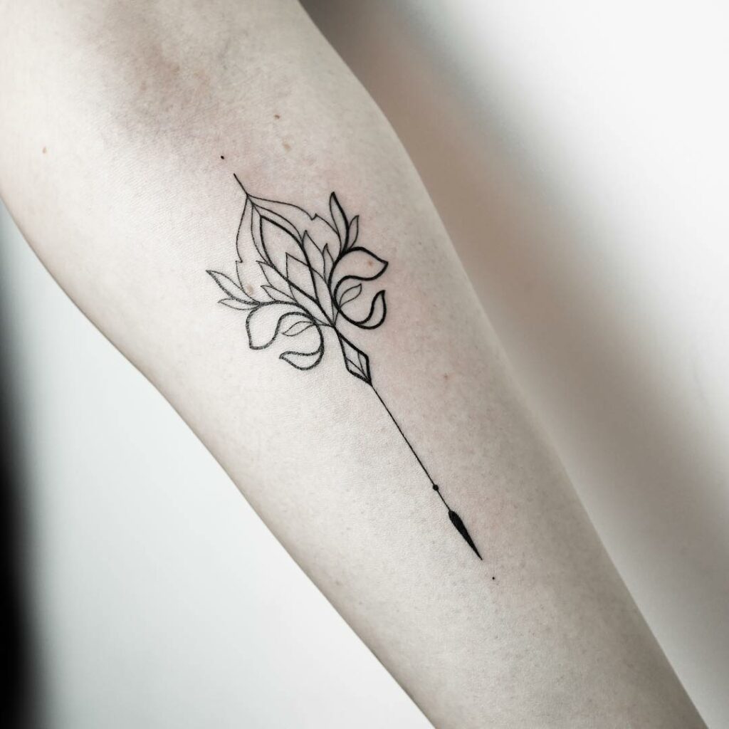 12+ Girly Fleur De Lis Tattoo Ideas To Inspire You! 17 Geometric Fleur De Lis Tattoo
