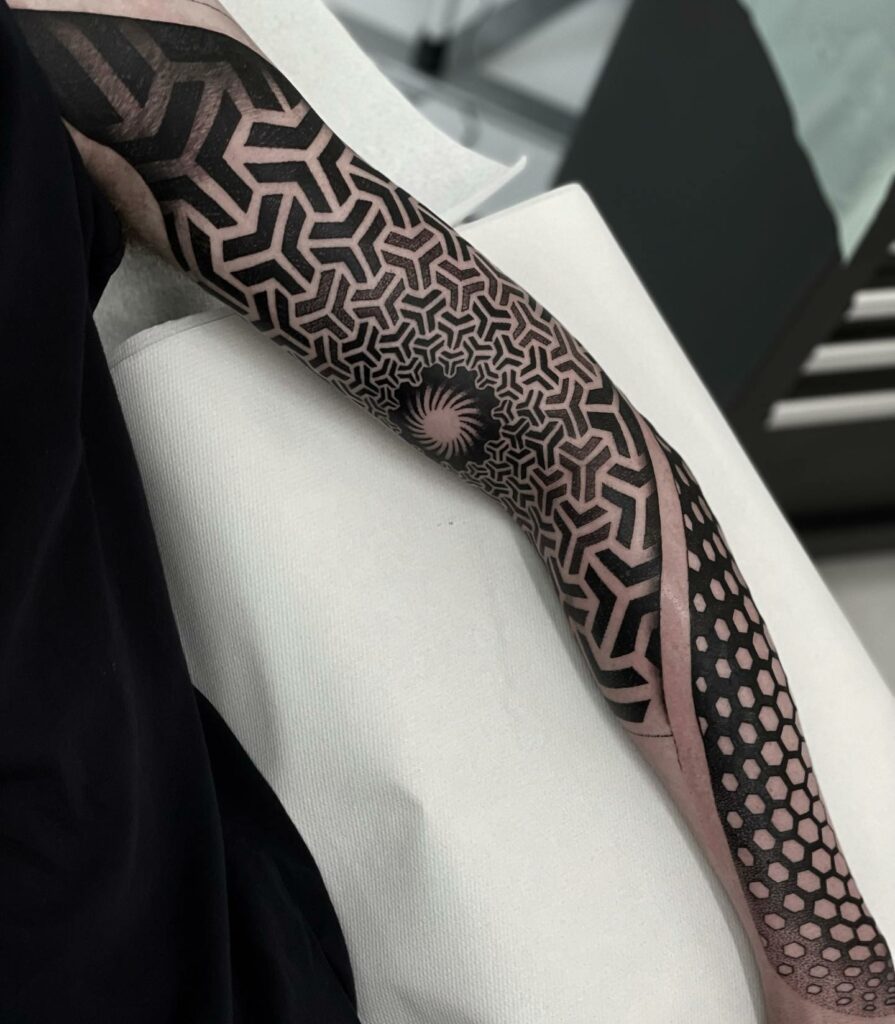 11+ Geometric Forearm Tattoo Ideas That Will Blow Your Mind! 10 Geometric Forearm Tattoo
