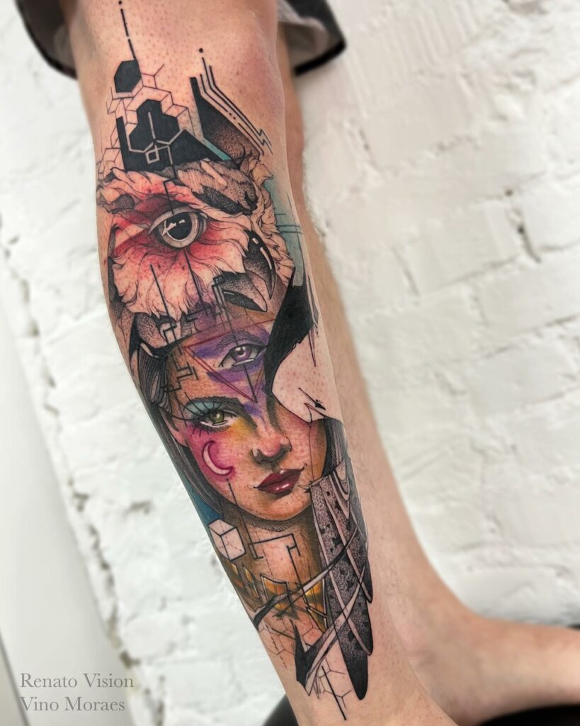 10+ Simple Owl Tattoo Ideas That Will Blow Your Mind! 19 Geometric Owl Tattoo