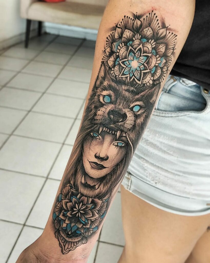 11+ Simple Tribal Wolf Tattoo Ideas That Will Blow Your Mind! 19 Geometric Wolf Tattoo