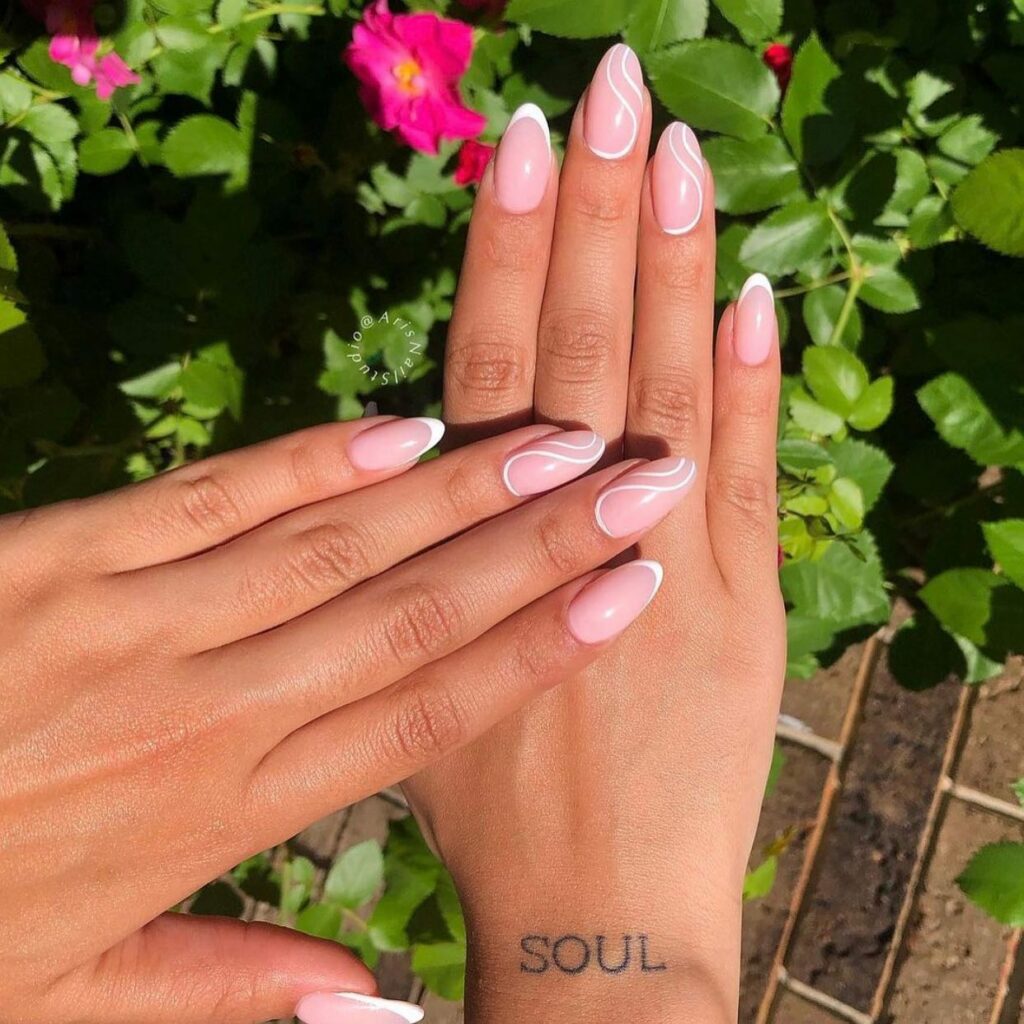 40 Latest New Year’s Nail Art Ideas To Try In 2024 45 Geometric winter Nails