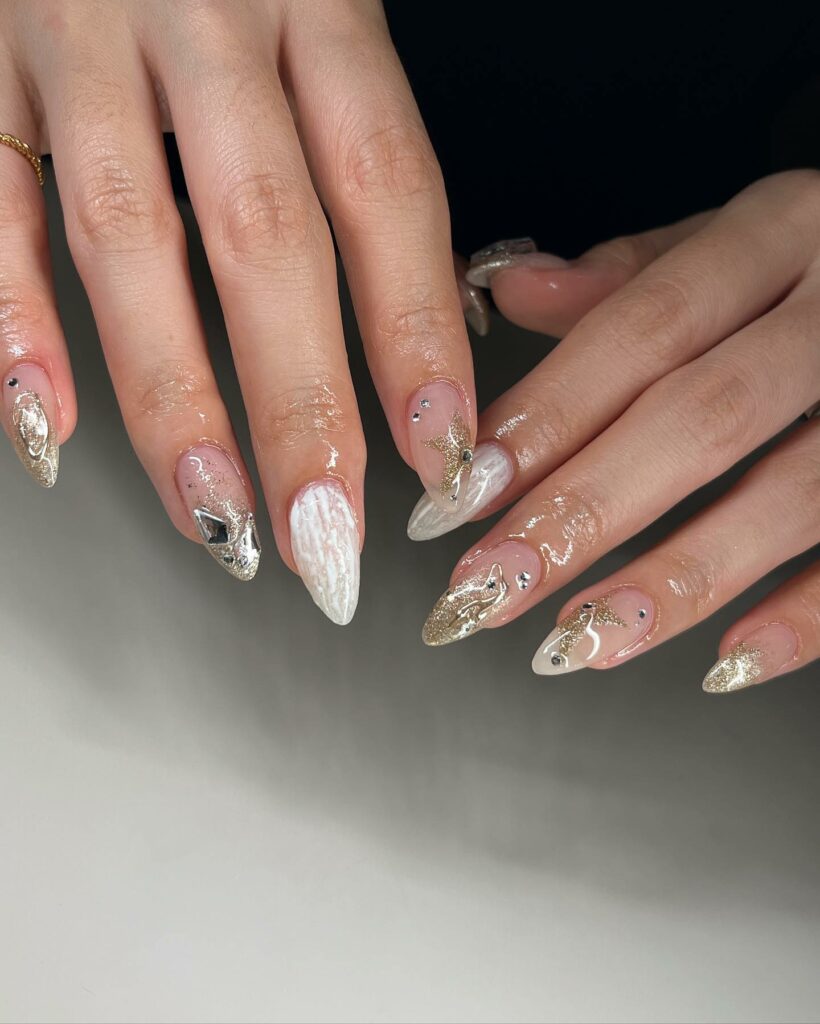 30 Latest November Nail Designs To Try This Fall 20 Gilded Tips nail