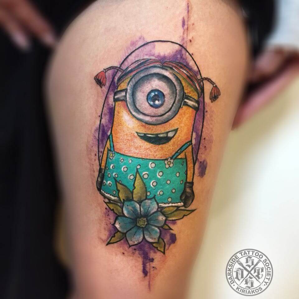 12+ Minion Tattoo Ideas To Inspire You! 14 Girl Minion Tattoo