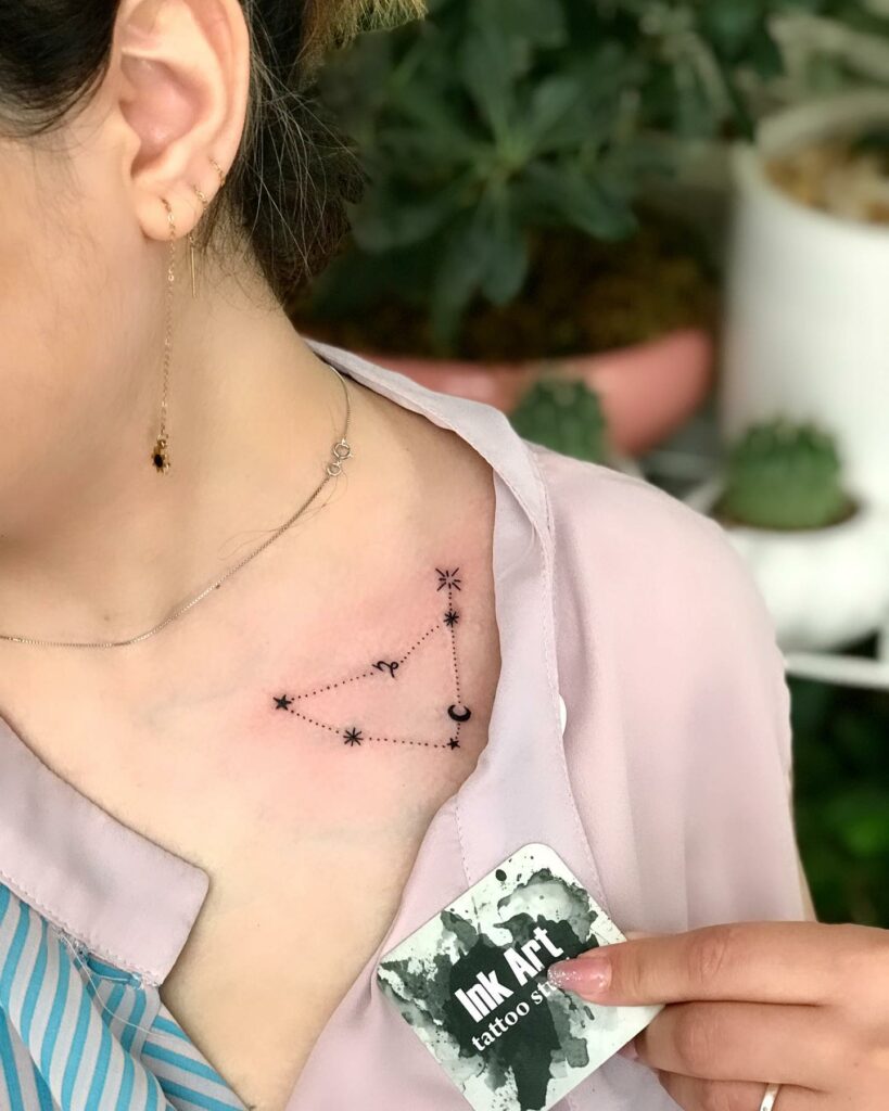 12+ Girly Capricorn Sign Tattoo Ideas To Inspire You! 13 Girly Capricorn Constellation Tattoo