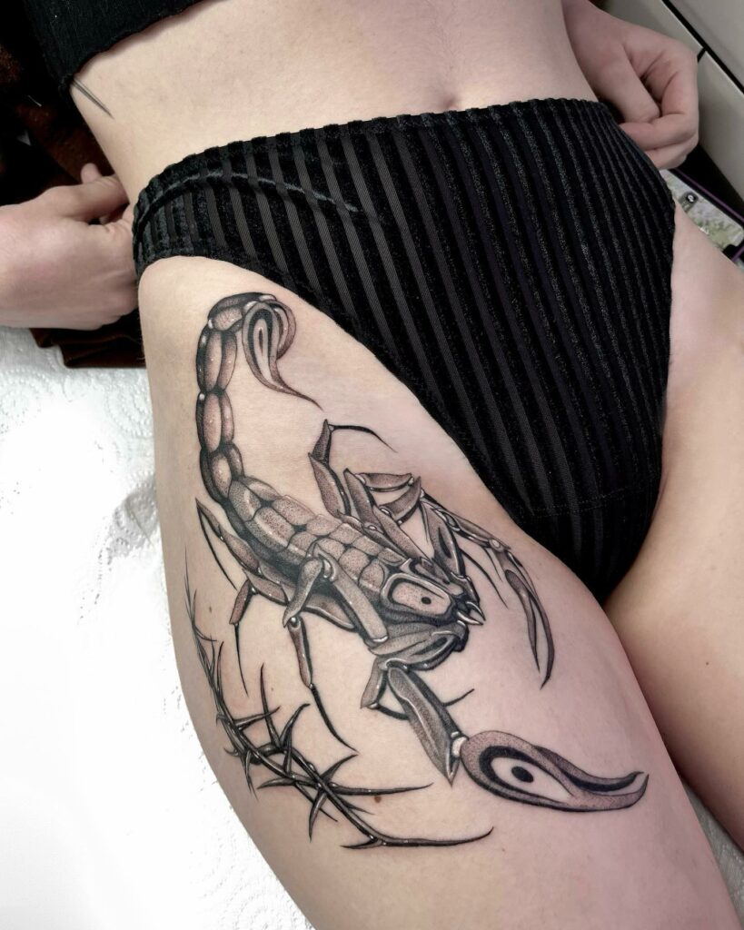 15+ Girly Scorpio Sign Tattoo Ideas That Will Blow Your Mind! 10 Girly Scorpio Sign Tattoo