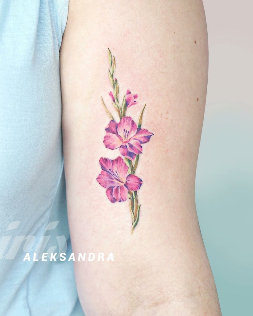 12+ August Birth Flower Tattoo Ideas That Will Blow Your Mind! 16 Gladiolus August Birth Flower Tattoos ideas