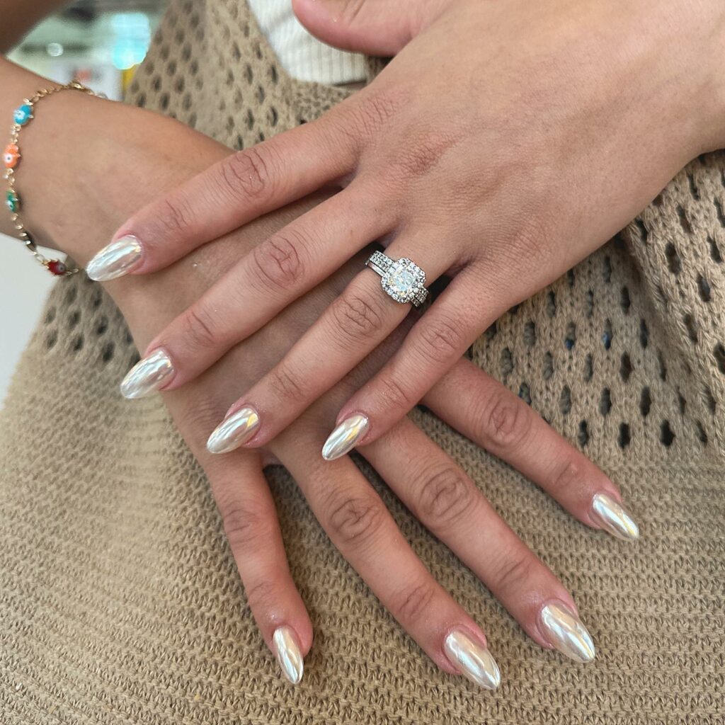 29 Vacation Nail Designs To Try In 2024 29 Glam Silver Vacation Nails