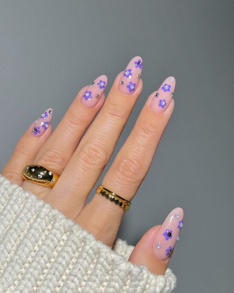 24 Latest Purple Nail Ideas To Try In 2024! 20