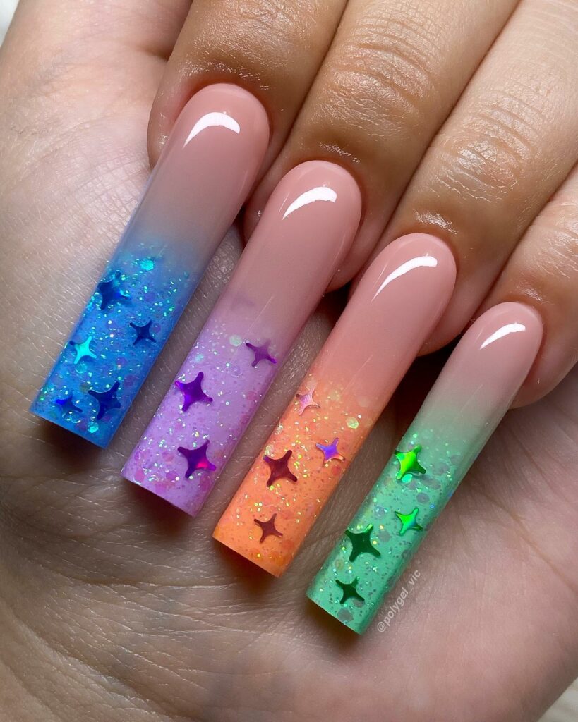 Natural-Looking Nail Ideas to Inspire You in 2024 π
34 Glitter OmbrΓ© Nails