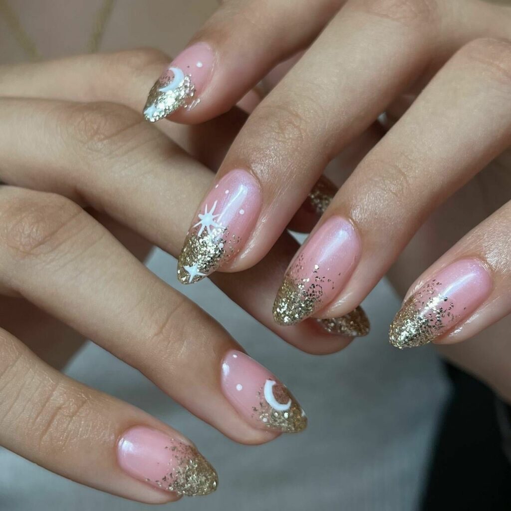 Get Inspired by 29 Stunning Diamond Nail Designs for 2024 32 Glitter Tips