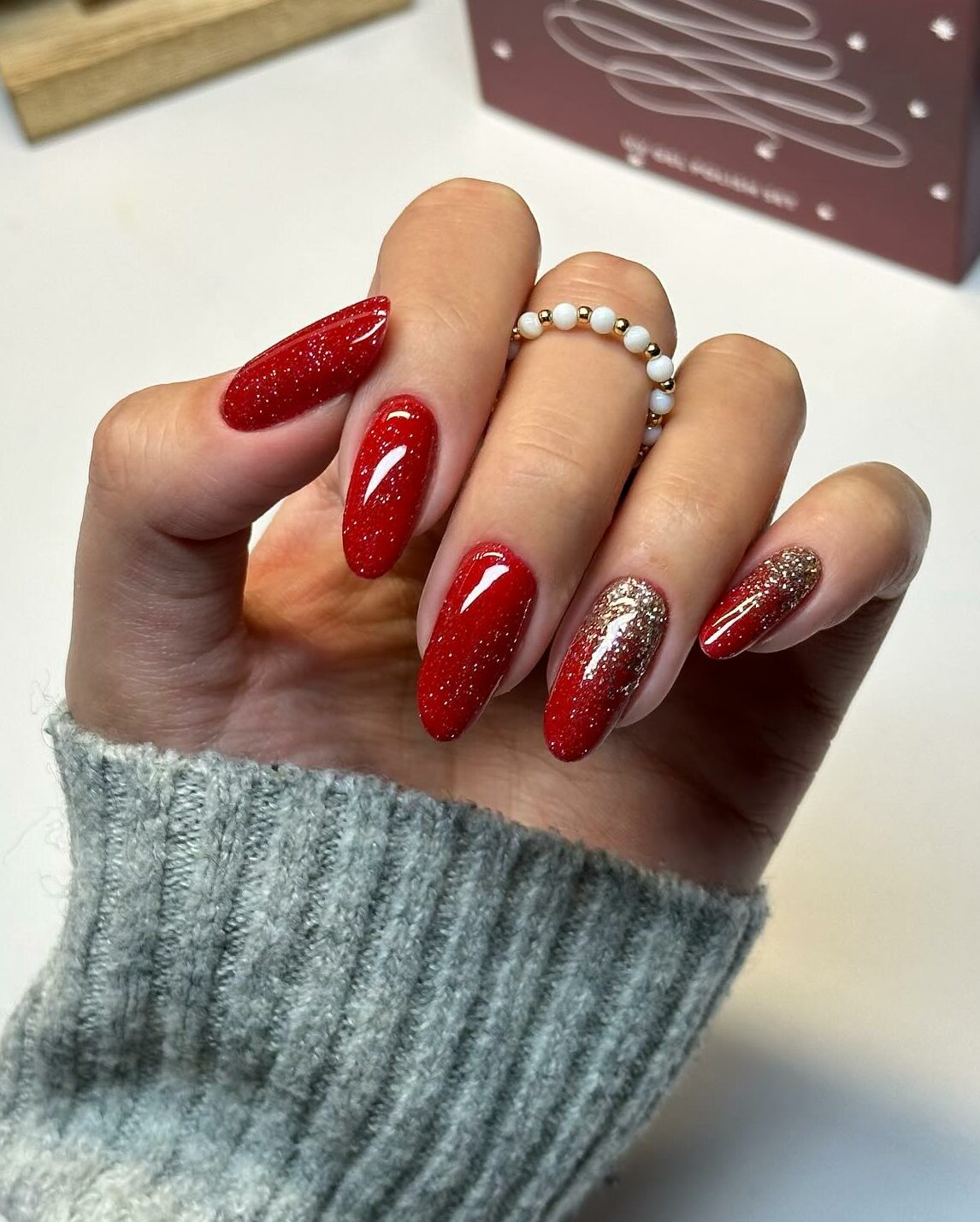 Everything You Need to Know About the Red Nail Theory! 11 Glittery Red Nails Extravaganza