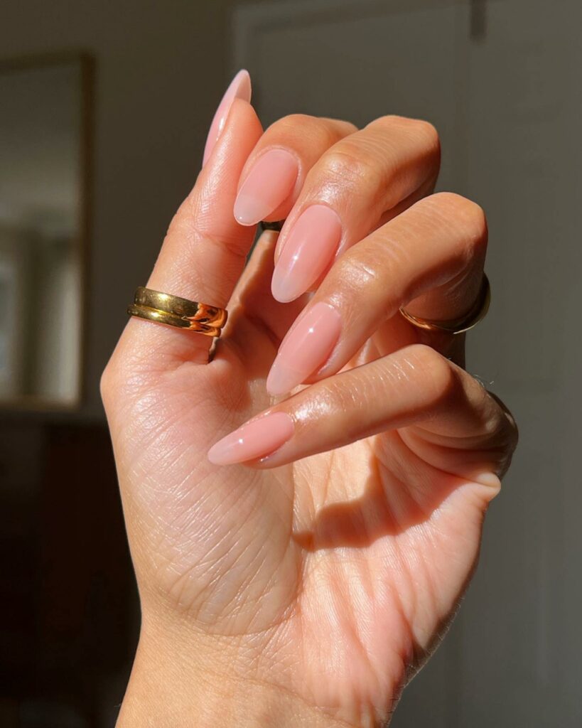 Glam Up with 20 Lip Gloss Nail Designs of 2024 30 Glossy Lip Gloss Nails