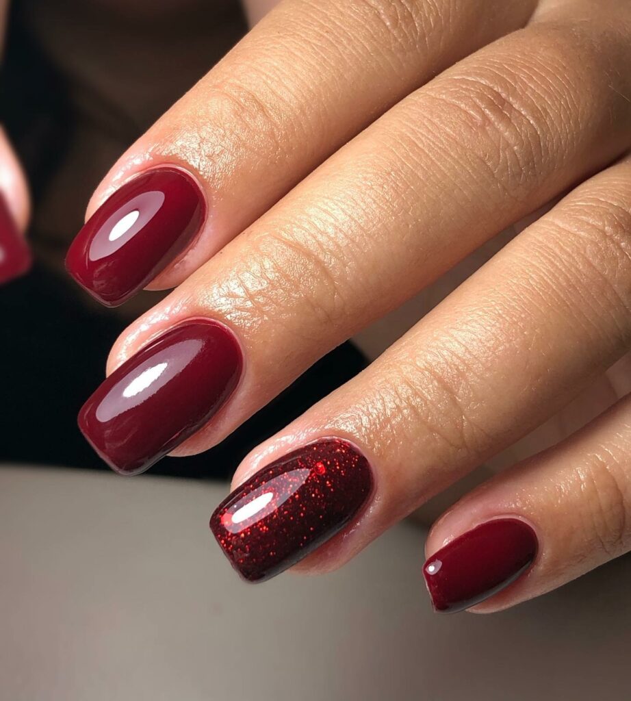 20 Latest Wine Color Nail Ideas To Try In 2024! 14 Ultra-Glossy Maroon Nails