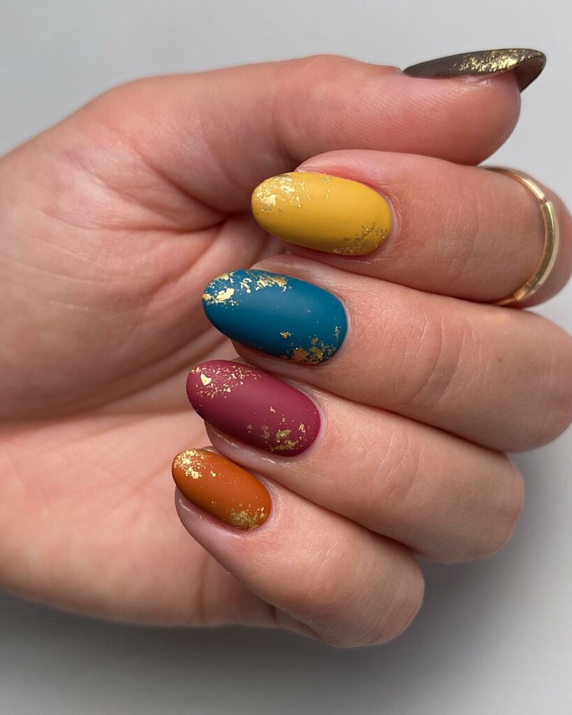 49 Latest Thanksgiving Nail Designs For 2024 55 Golden Harvest Wheat