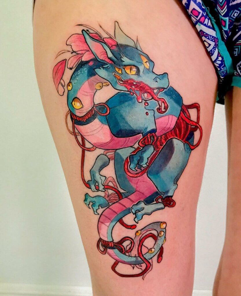 11+ Gore Tattoo Ideas That Will Blow Your Mind! 16 Gore Dragon Tattoo