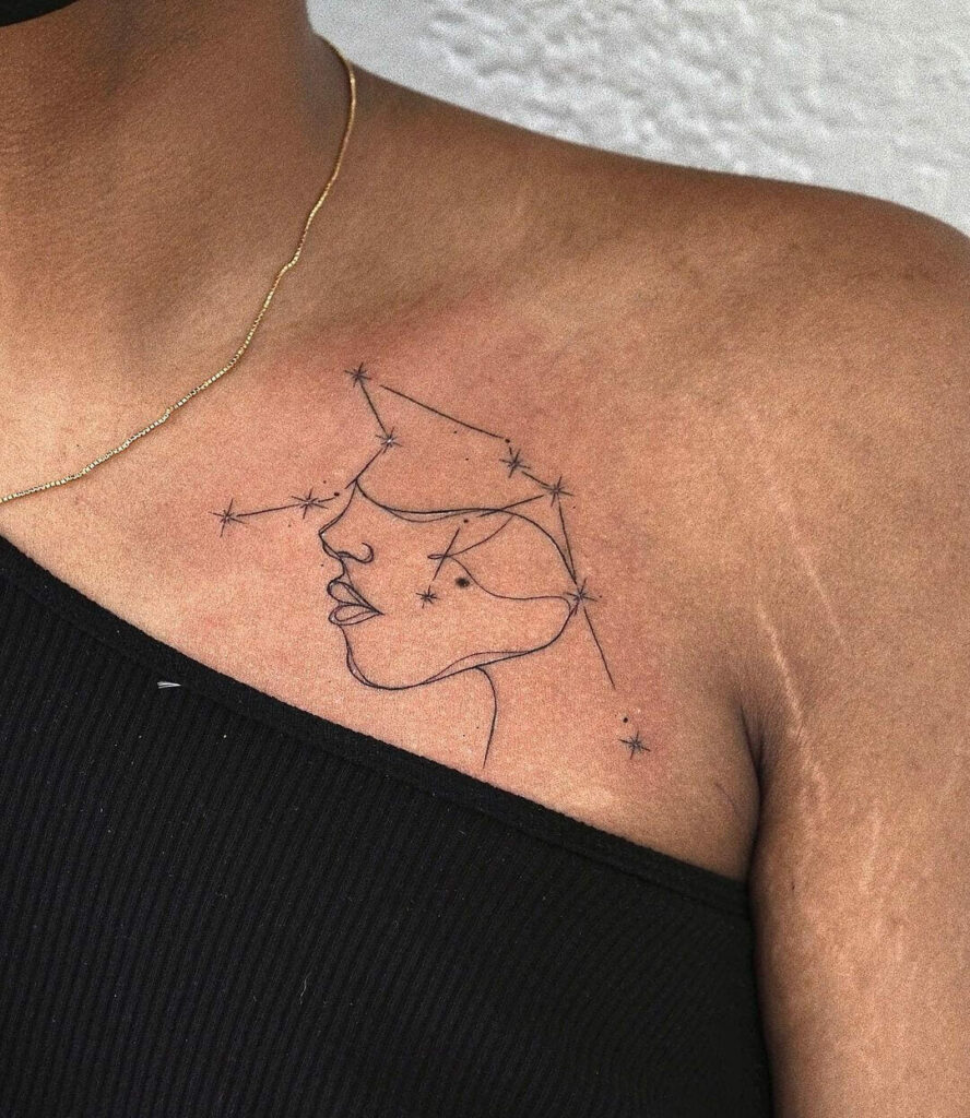 11 Latest Aquarius Constellation Tattoos To Inspire You In 2024! 12 Gorgeous Aquarius Constellation Tattoo For Astrology Buffs