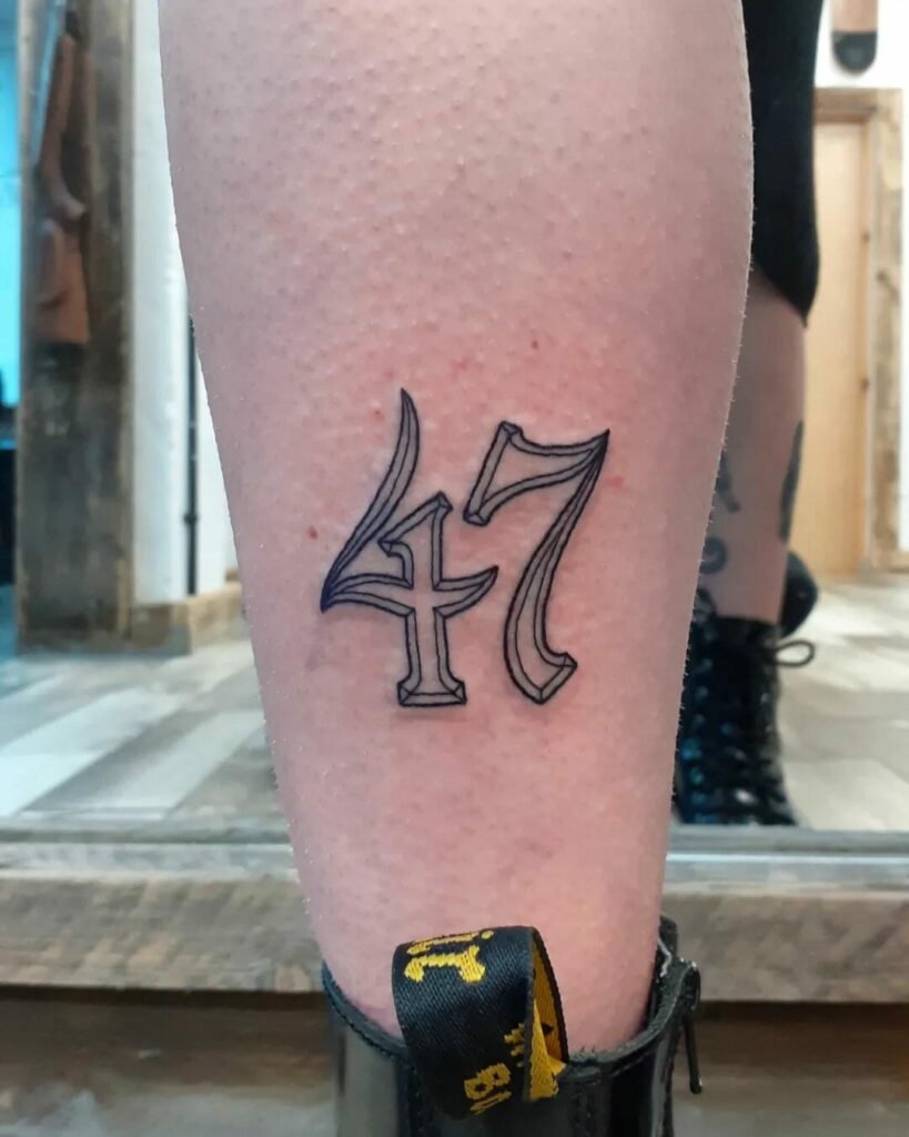 20+ Gothic Tattoo Number Fonts Ideas That Will Blow Your Mind! 10 Gothic Tattoo Number Fonts
