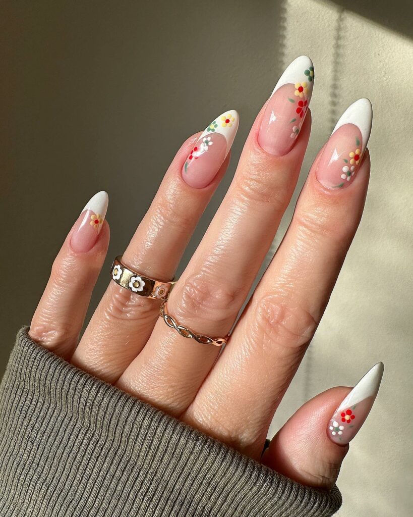 Find Your Style with 30 Daisy Nail Designs for 2024 28 Gradient