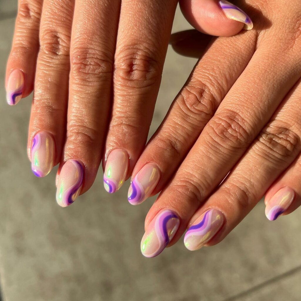 24 Latest Purple Nail Ideas To Try In 2024! 23